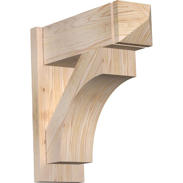 Ekena Millwork Westlake Smooth Arts and Crafts Outlooker, Douglas Fir, 7 1/2"W x 22"D x 22"H OUT08X22X22WTL03SDF - main